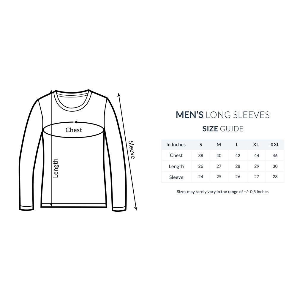 Men’s Full Sleeve Round Neck T-Shirt - Celebrassence