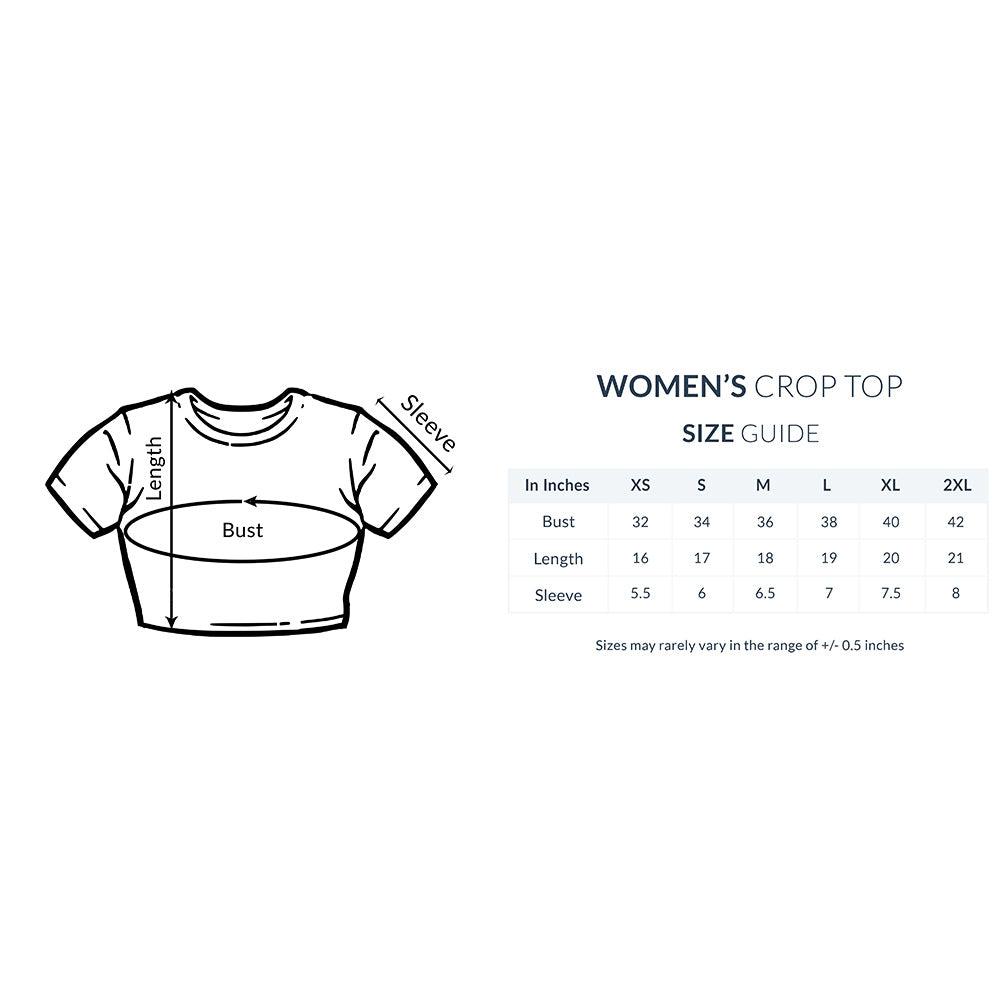 Combed Cotton Women's Crop Tops - Celebrassence