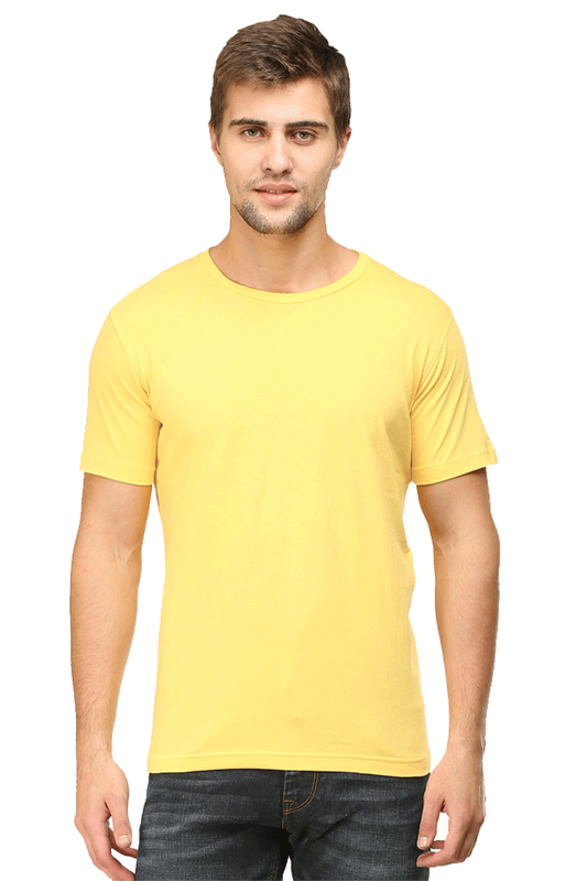 Male Round Neck Half Sleeve Classic  T-shirt