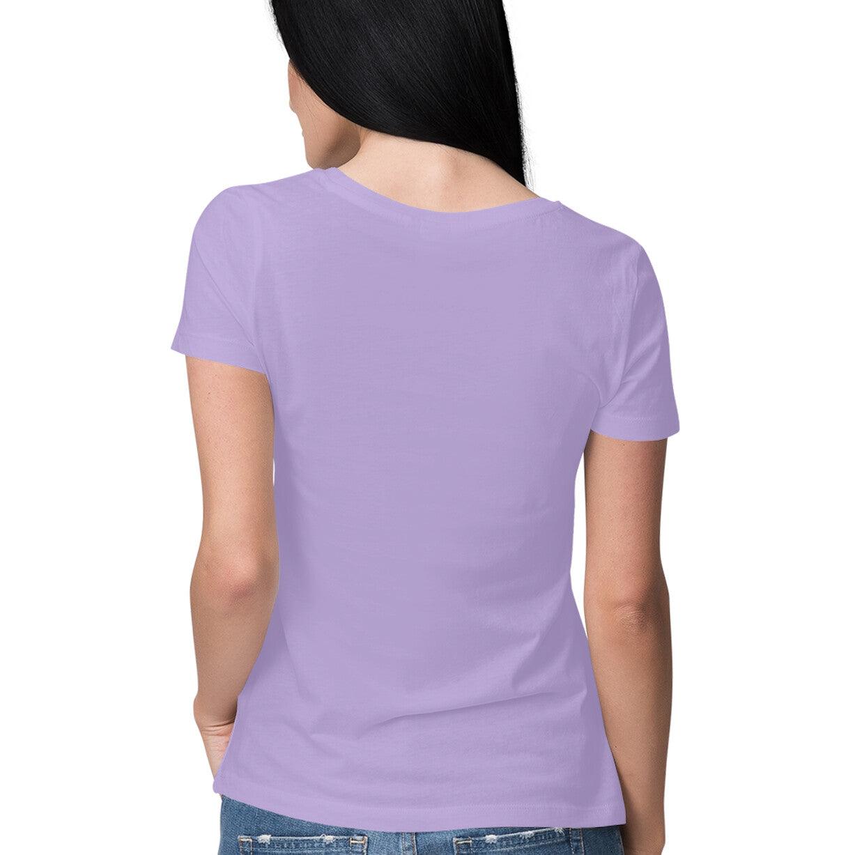 Women's Half Sleeve Round Neck Cotton T-Shirt - Celebrassence