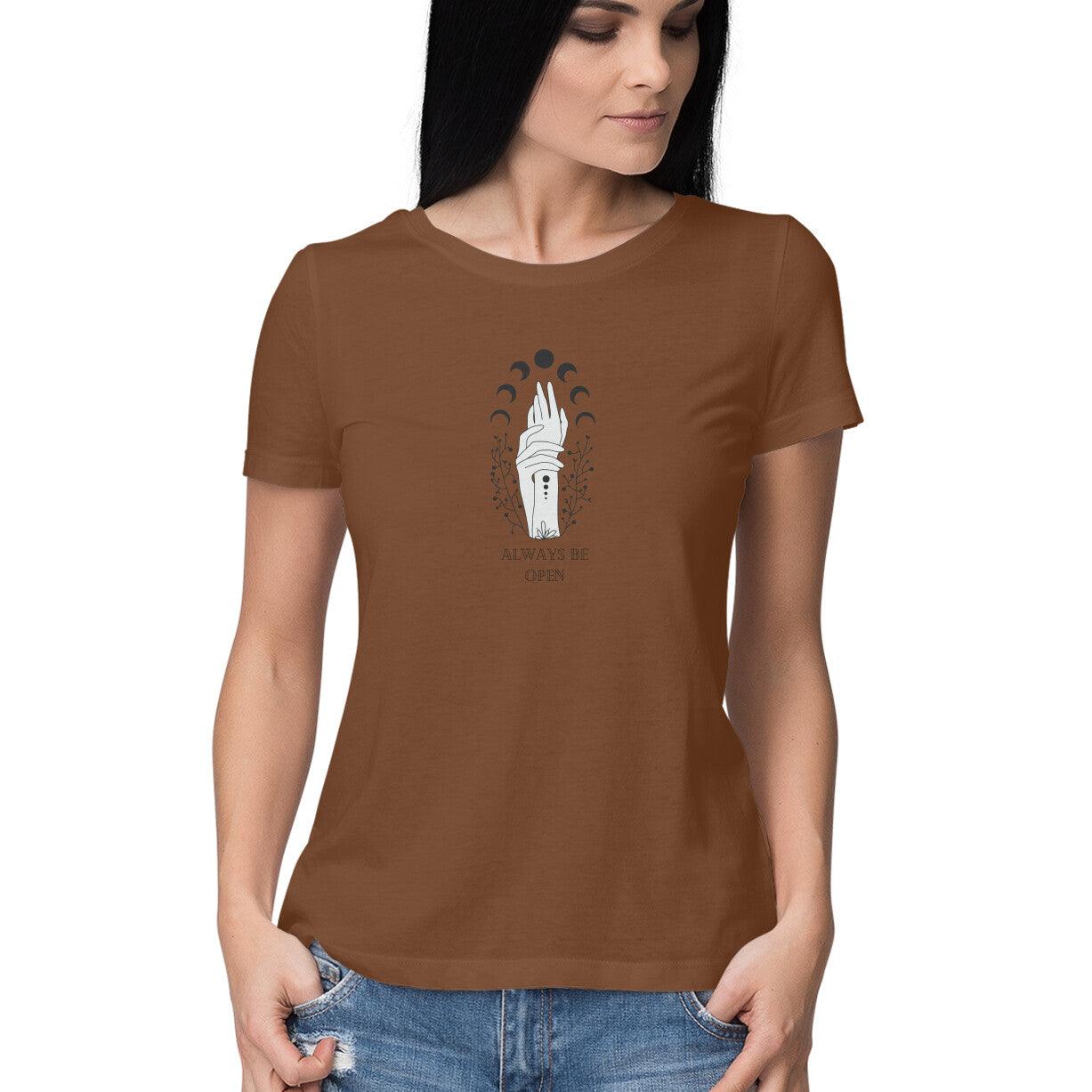 Women's Casual Cotton Half Sleeve T-Shirt - Celebrassence