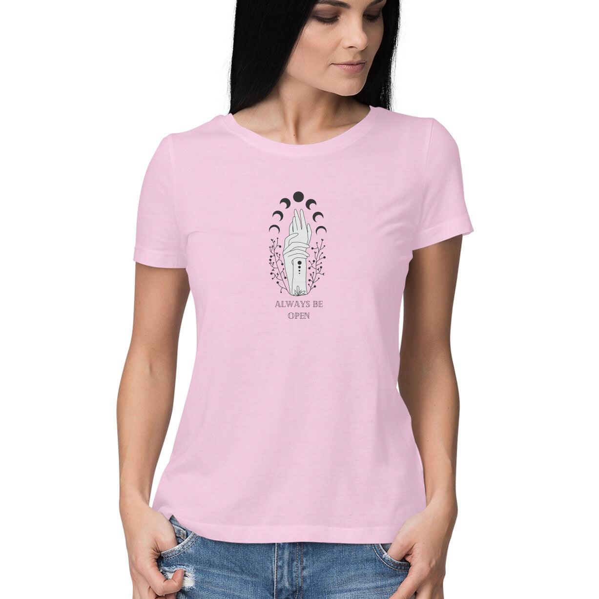 Women's Casual Cotton Half Sleeve T-Shirt - Celebrassence