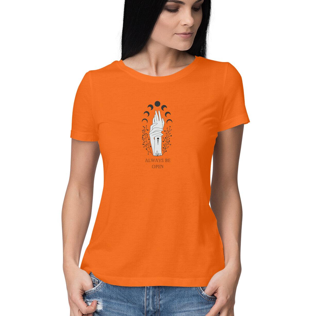 Women's Casual Cotton Half Sleeve T-Shirt - Celebrassence